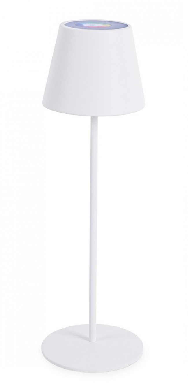 BIZZOTTO Zahradní stojací LED lampa ETNA bílá s možností změny barev 38 cm