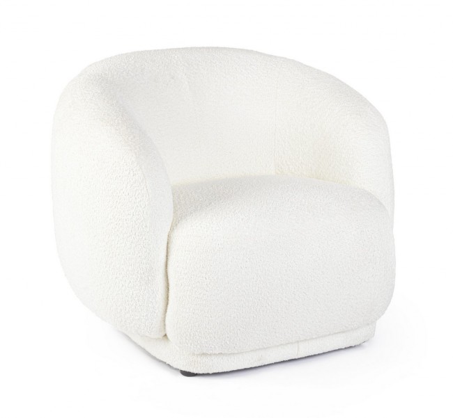 BIZZOTTO křeslo TECLA bílé