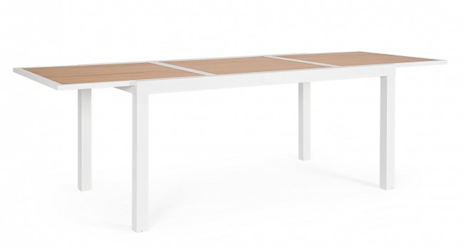 Zahradní stůl HILIJA bílý 160/240x90 cm
