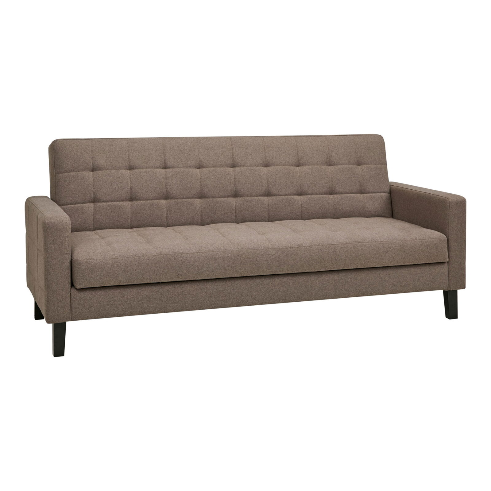 House Nordic Rozkládací pohovka s úložným prostorem MILTON hnědá 204 cm