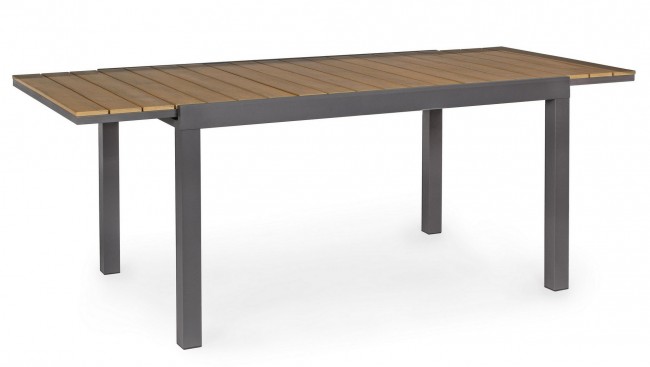 BIZZOTTO Rozkládací zahradní stůl ELIAS 140x90 cm antracit