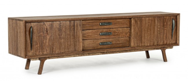 BIZZOTTO TV stolek SHERMAN s posuvnými dvířky 60x200 cm