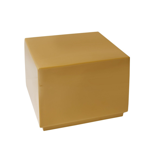 BIZZOTTO Konferenční stolek AMODA žlutý 41x41 cm