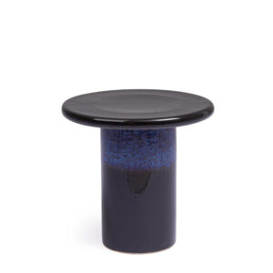 BIZZOTTO Konferenční stolek BARAKI modrý ø40