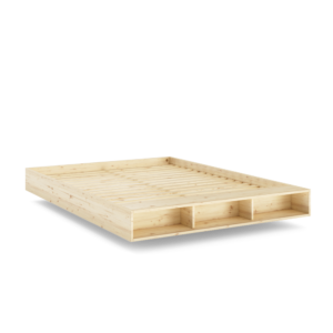 KARUP Dřevěná postel MERGE přírodní 160x200 cm