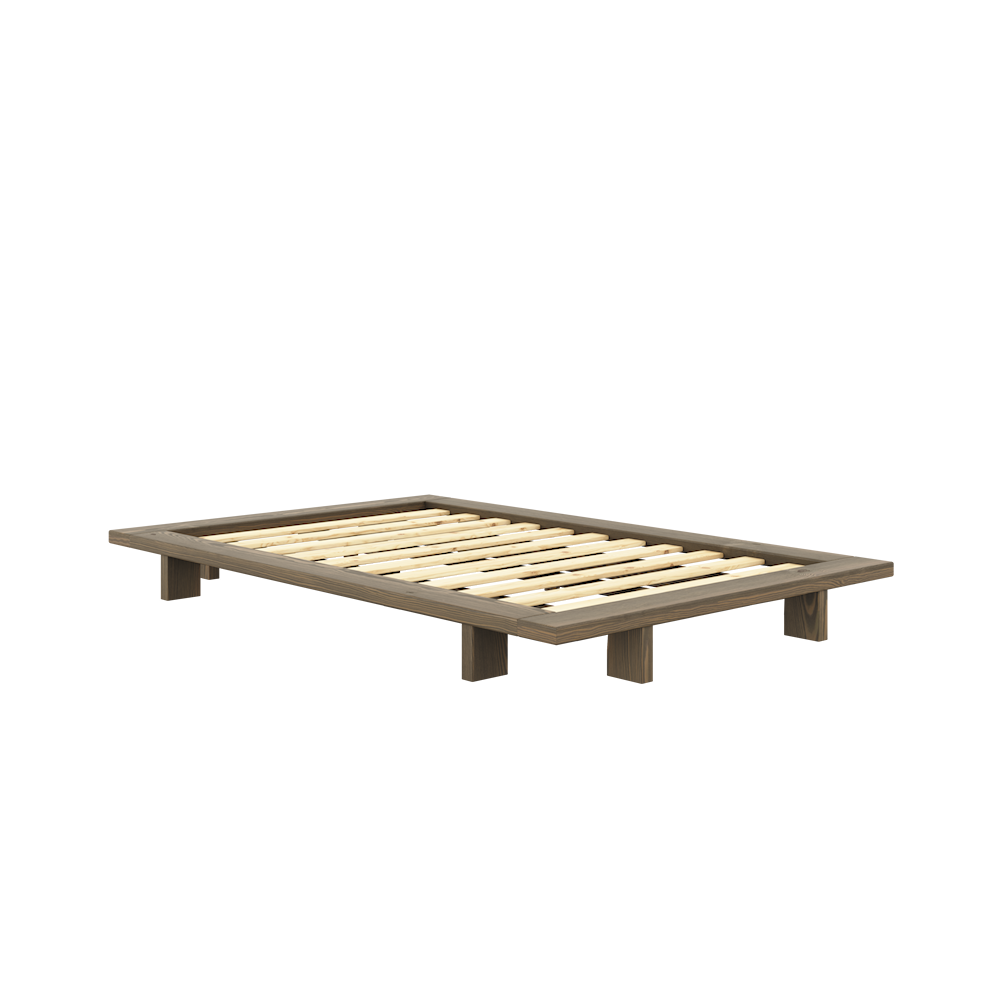 KARUP Dřevěná postel JAPAN 120x200 cm tmavě hnědá