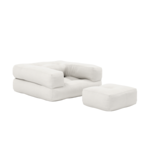 KARUP DESIGN Dětské rozkládací křeslo 3v1 MINI CUBE bílé