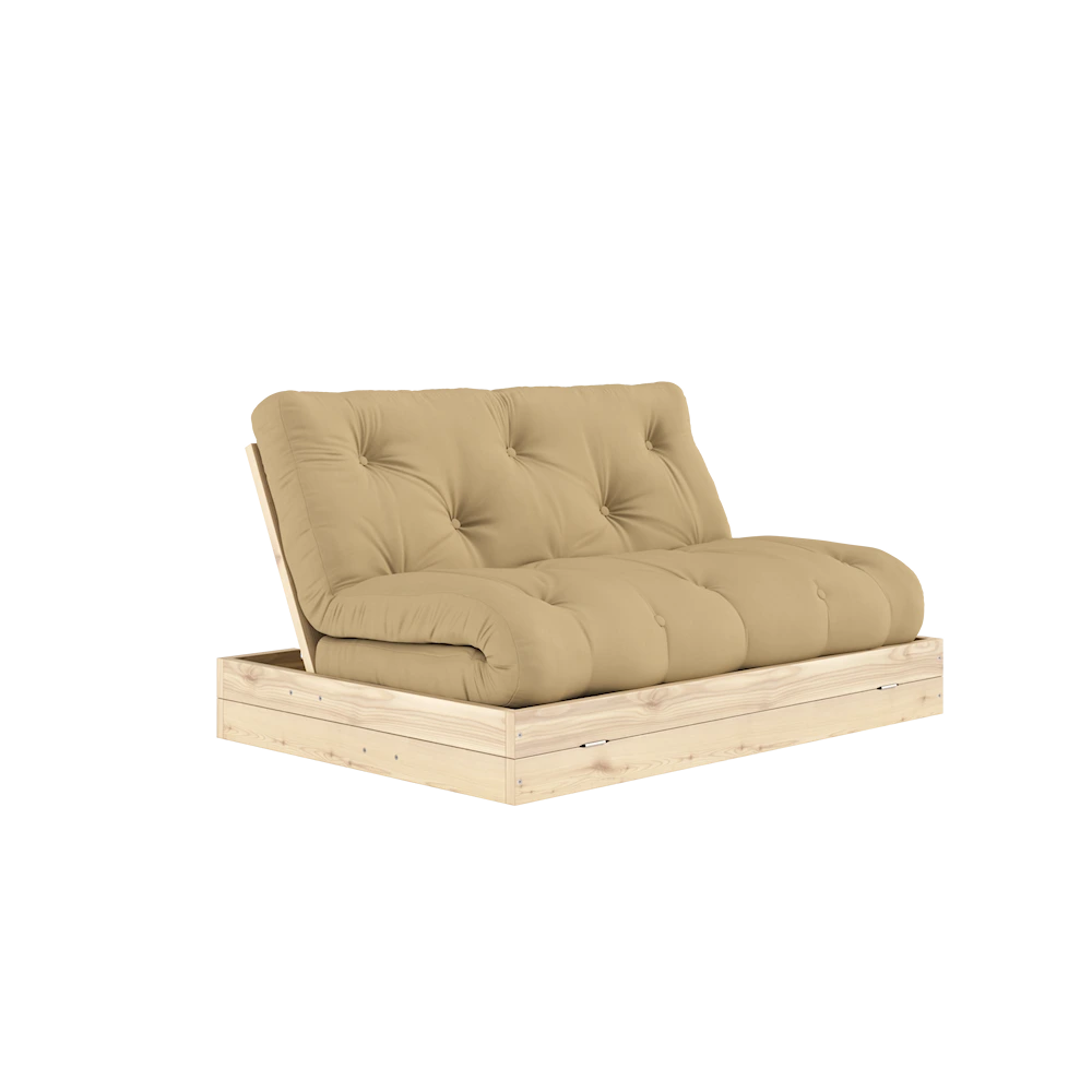 KARUP Rozkládací pohovka FLIP hořčicová 145 cm