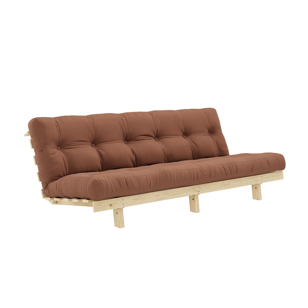 KARUP DESIGN Rozkládací pohovka LEAN cihlově hnědá 200 cm