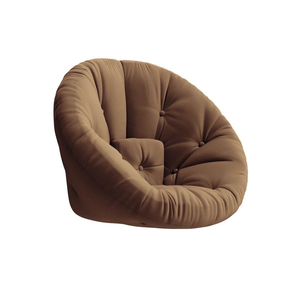 KARUP DESIGN Rozkládací křeslo NIDO mocca