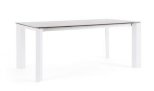 BIZZOTTO Zahradní jídelní stůl OTAVIO 180x95 cm bílý