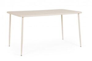 BIZZOTTO Zahraní jídelní stůl YARA šampaň 140x80 cm