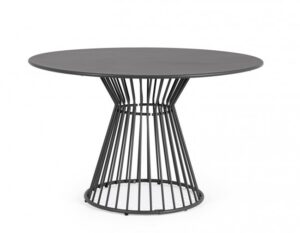BIZZOTTO Zahradní stůl AUSTIN ø120 cm antracit