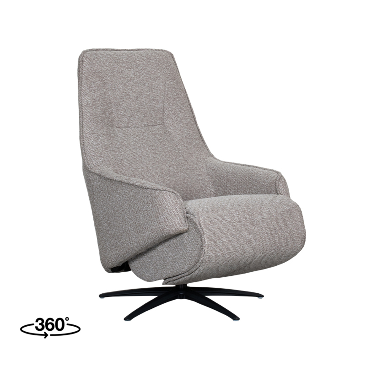 LABEL51 Elektrické polohovací křeslo ODENSE šedé
