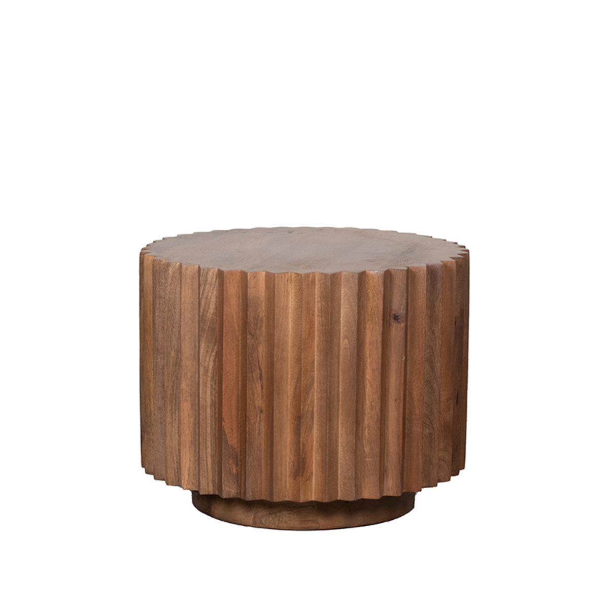 LABEL51 Konferenční stolek NOVAN hnědý 50 cm