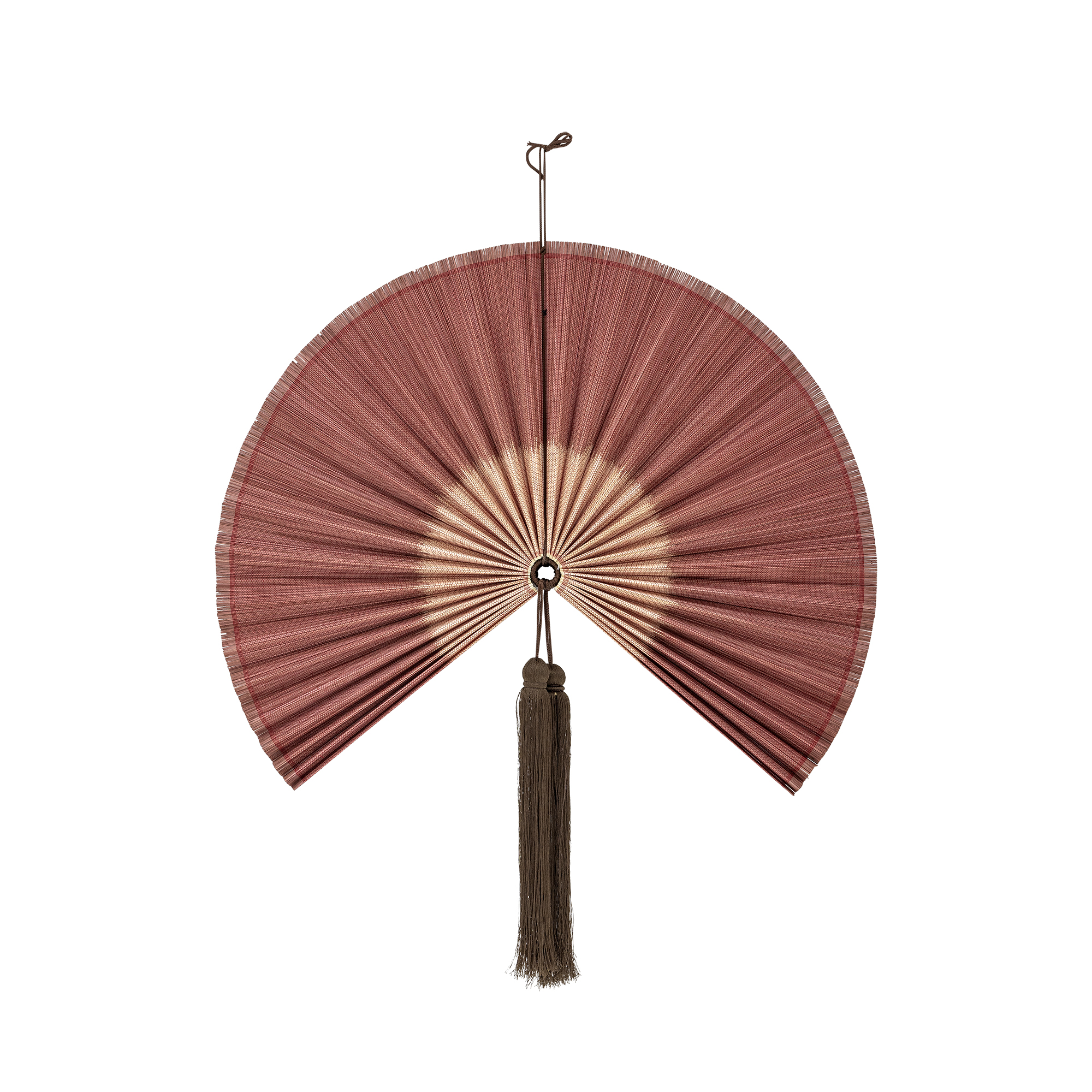 BLOOMINGVILLE Nástěnná bambusová dekorace JAIME růžová