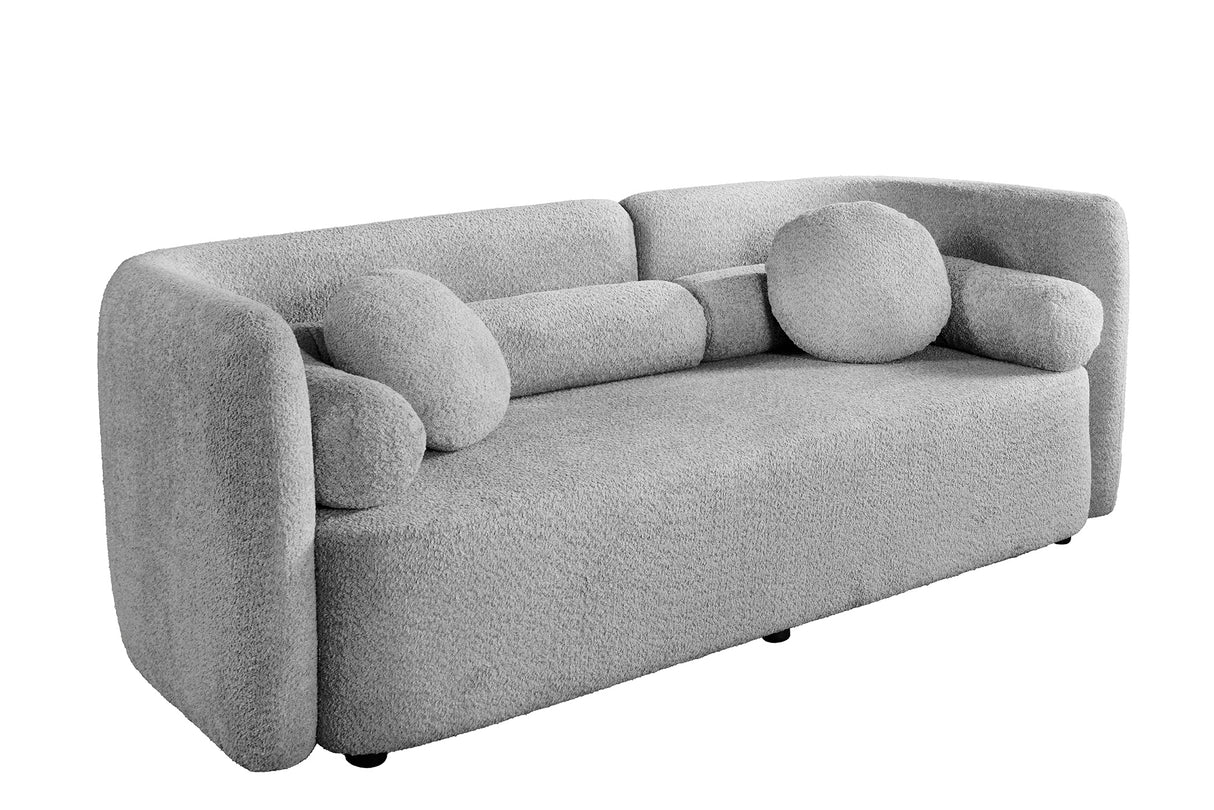 Invicta Dvoumístná pohovka ART DECO šedá 200 cm