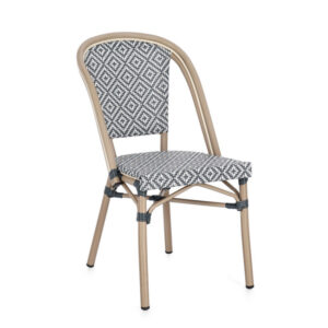 BIZZOTTO Zahradní židle SILVEIRA černá