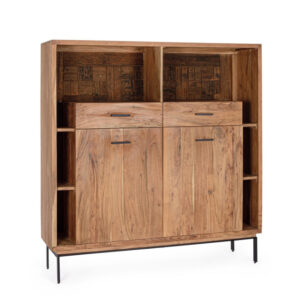 BIZZOTTO Dřevěný příborník MANGAL 150x145 cm