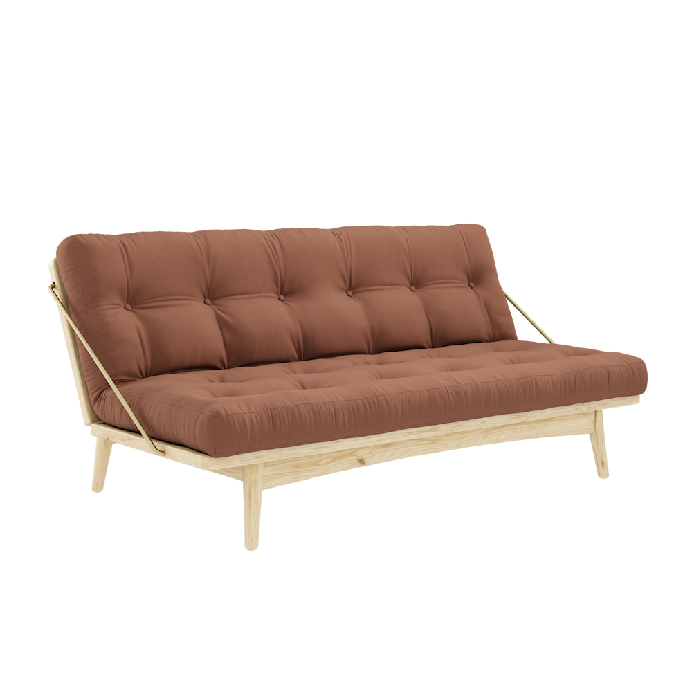 KARUP DESIGN Rozkládací pohovka FOLK hnědá 196 cm