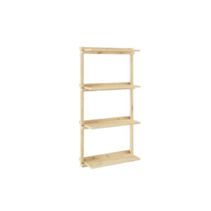 KARUP Nástěnná knihovna GROOVE 66x127 cm přírodní