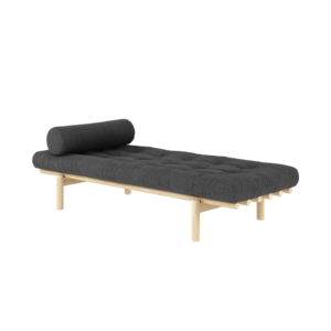 KARUP DESIGN Dřevěná pohovka NEXT tmavě šedá 75x200 cm