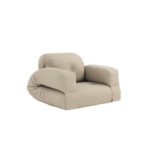 KARUP DESIGN Rozkládací zahradní křeslo HIPPO béžové