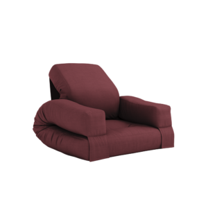 KARUP DESIGN Rozkládací dětské křesílko MINI HIPPO vínové