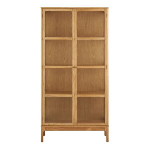 House Nordic Prosklený kabinet ZAMORA 180x90cm dub