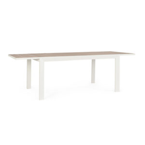 BIZZOTTO Rozkládací jídelní stůl BELMAR světlý 160-240x100 cm
