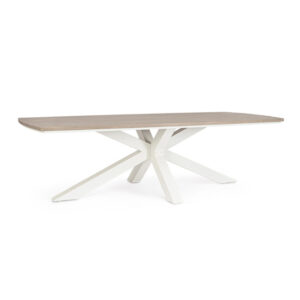 BIZZOTTO Zahradní jídelní stůl ZELMAR světlý 260x118 cm