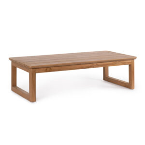 BIZZOTTO Zahradní konferenční stolek EVORA 122x60cm hnědý