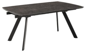 ACTONA Rozkládací jídelní stůl BLACKBURN černý 160/240x97 cm